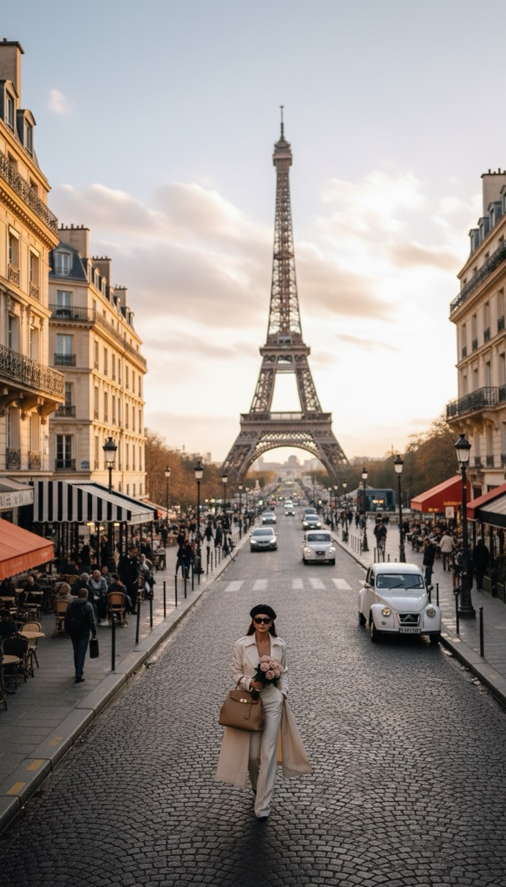 Parisian Woman Drone